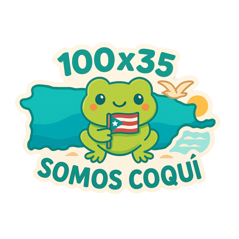 100 x 35 Somos coquí