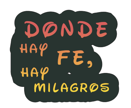 Stickers Donde hay FE